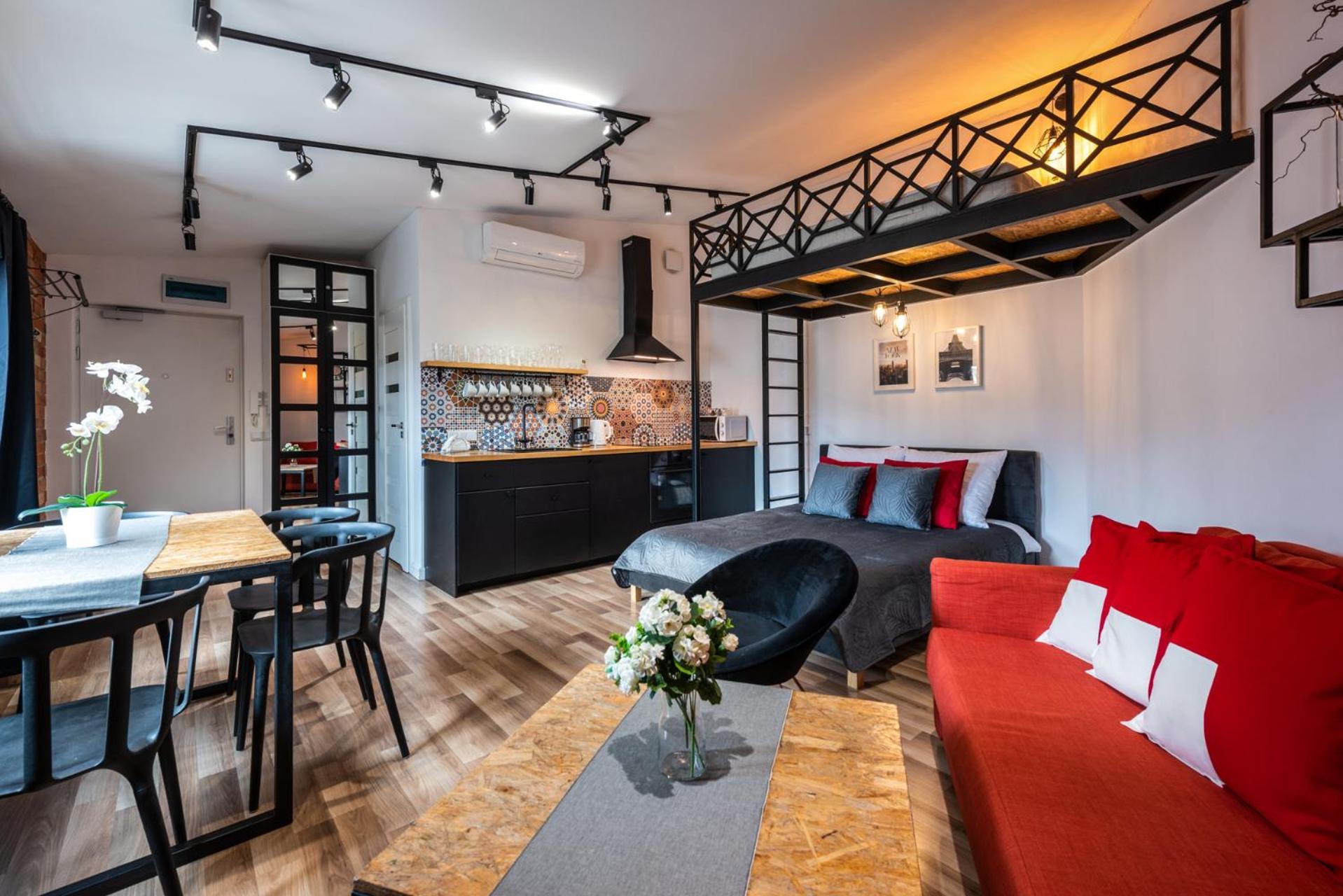Modern Apartment Arizona Studio Old Town Dietla Balcony Krakow Exterior photo